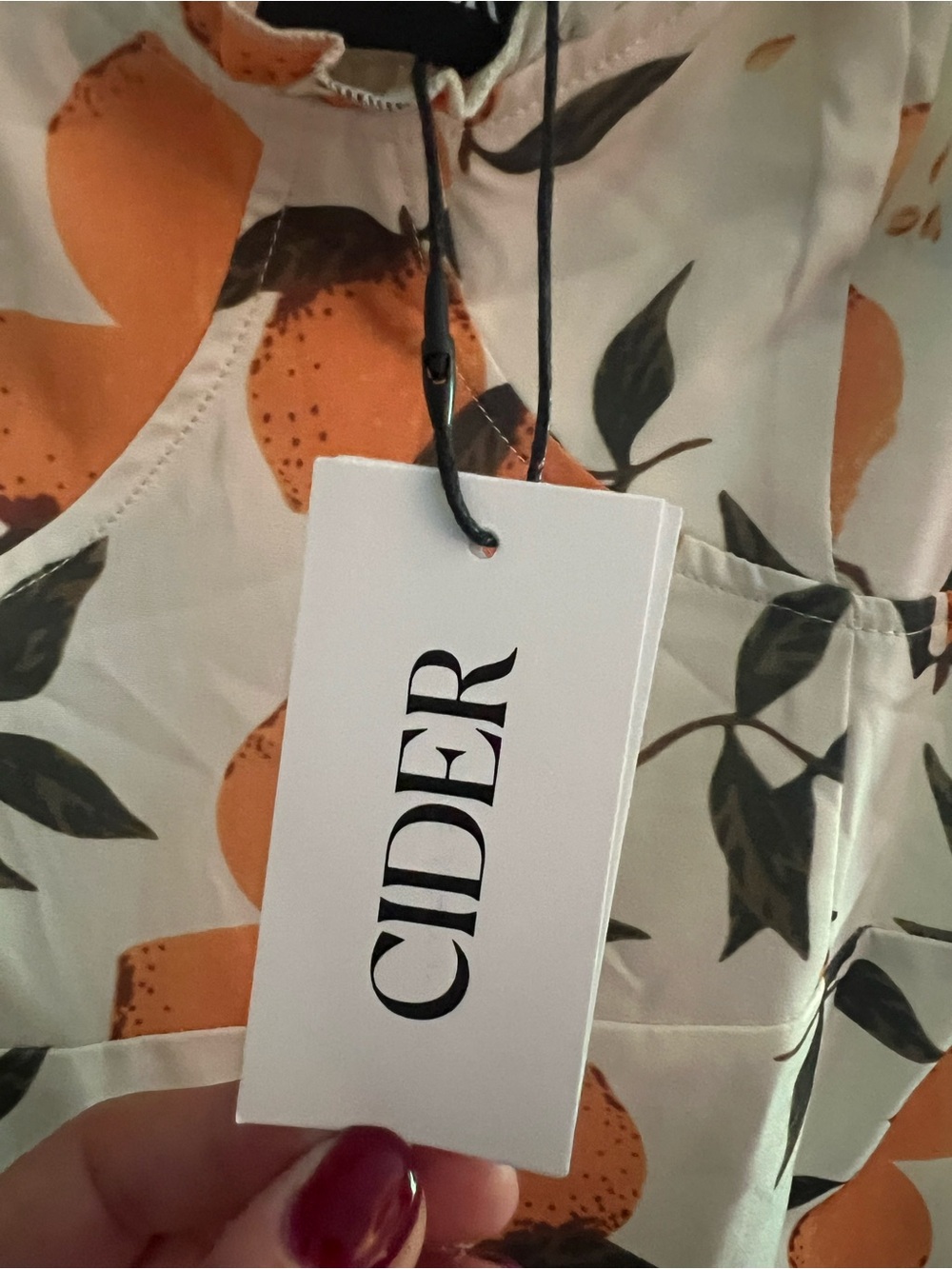 Cider Lemon Print Mini Dress